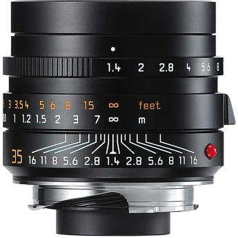 Leica Summilux-M 35mm f1.4 ASPH Lens (Black) - 11663
